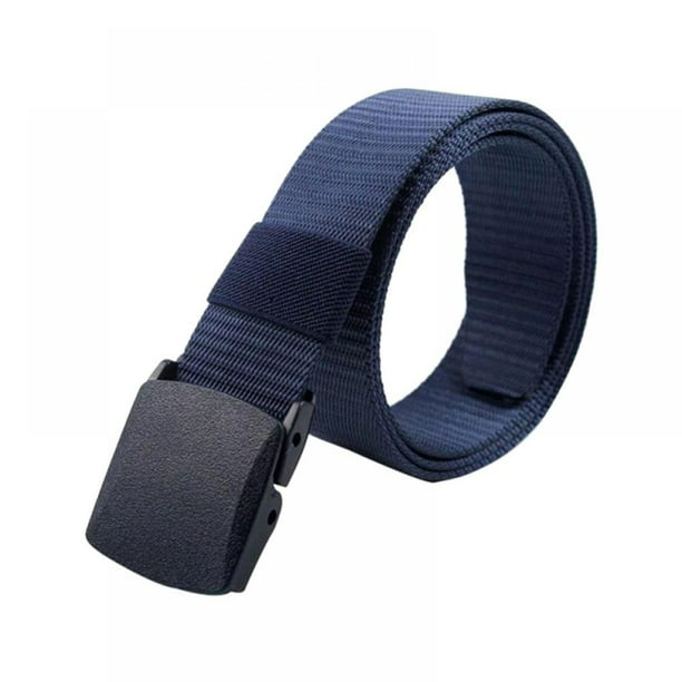 Nylon Military Tactical Men Belt 2 Pack Webbing Canvas Outdoor Web Belt with Plastic Buckle gift for Men 